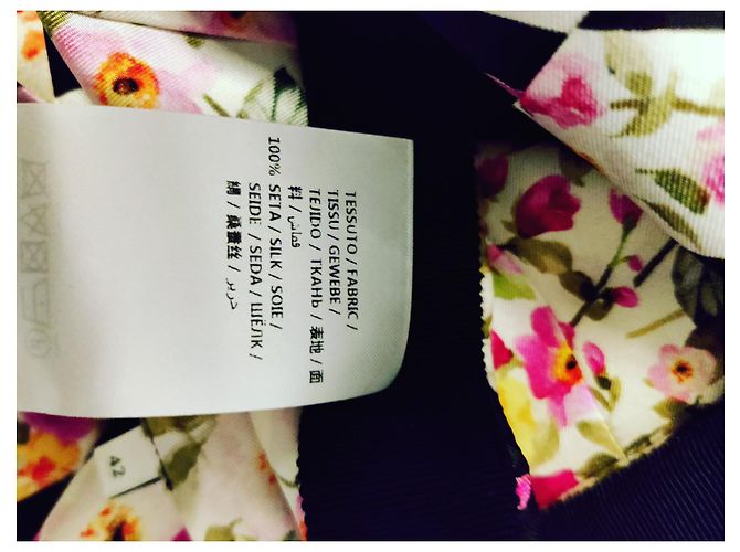 Gucci Plisierter Seidenrock mit Blumenmuster Multicolour Mehrfarben - Ansicht 4