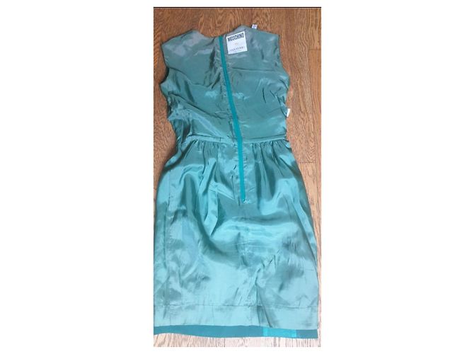 Moschino Couture Cocktailkleid Kleid Dunkelgrün - Ansicht 5