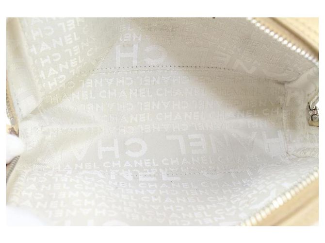 Chanel Neceser Cambon acolchado dorado - vista 10