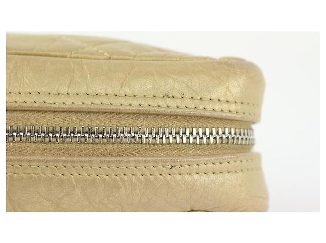 Chanel Neceser Cambon acolchado dorado - vista 4
