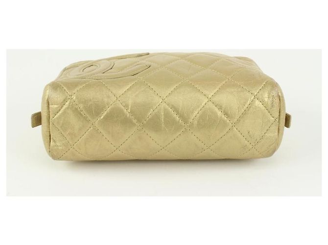 Chanel Neceser Cambon acolchado dorado - vista 5