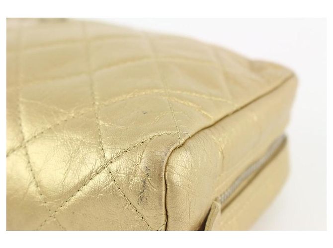 Chanel Neceser Cambon acolchado dorado - vista 7
