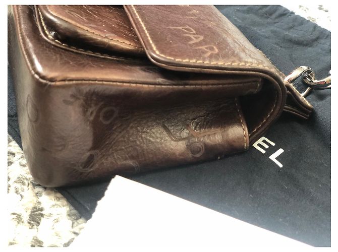 Timeless Chanel Handtaschen Braun Silber Hardware - Ansicht 16
