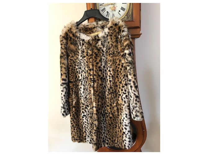 Abrigo Gerard Darel con Estampado Leopardo de Conejo Estampado de leopardo - vista 2