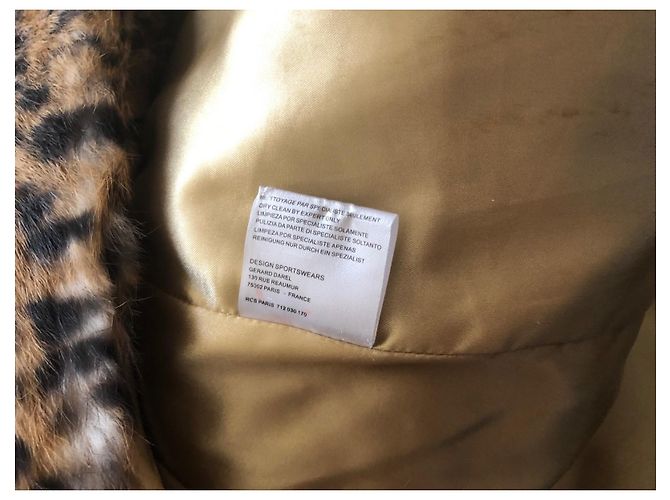 Abrigo Gerard Darel con Estampado Leopardo de Conejo Estampado de leopardo - vista 4