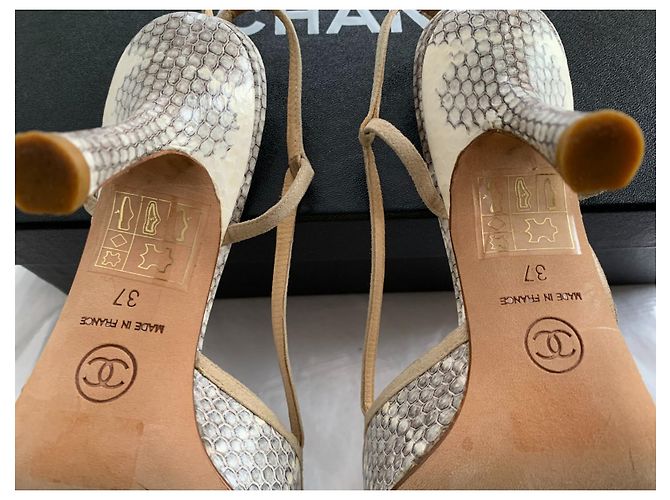 Chanel Fersen Grau Creme - Ansicht 10
