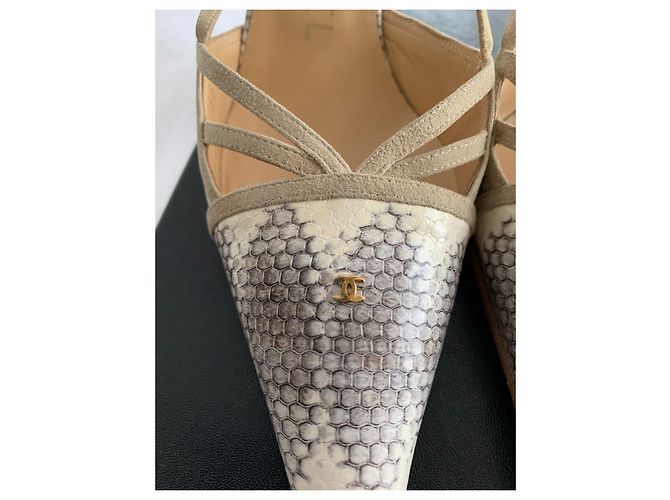 Chanel Fersen Grau Creme - Ansicht 17