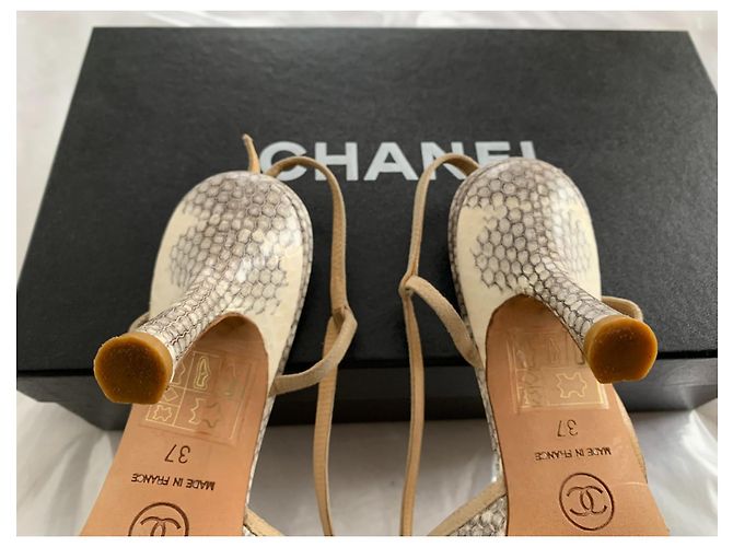Chanel Fersen Grau Creme - Ansicht 7