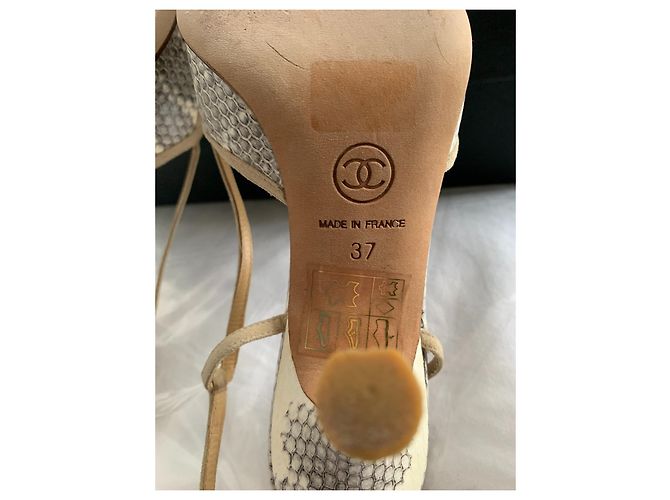 Chanel Fersen Grau Creme - Ansicht 9