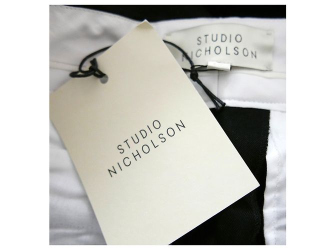 Studio Nicholson Dordoni Volume Pant Pantalones Negro - vista 5