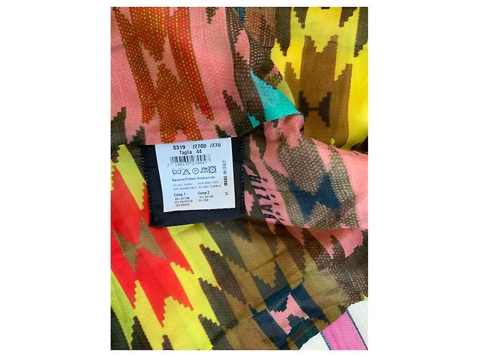 Autre Marque Chaqueta rosa bordada Bazar Deluxe de seda y algodón M - vista 6