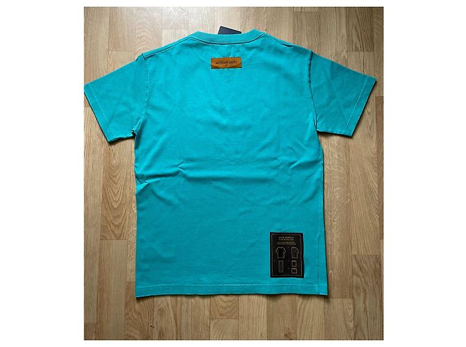 Louis Vuitton Alla rovescia Blu chiaro Turchese - vista 4