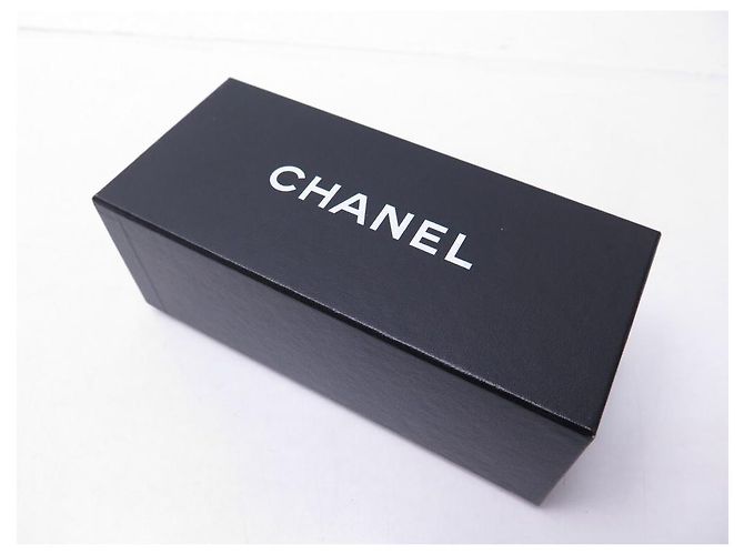 NUOVI GUANTI CHANEL T GLOVES8 IN PELLE BLU E CASHMERE GRIGIO + PORTAGUANTI - vista 9
