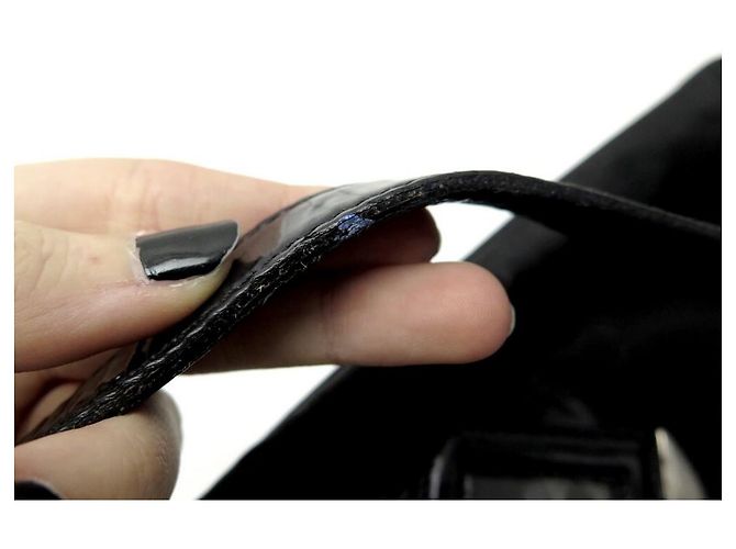 PRADA BORSA A SPALLA IN TELA DI NYLON NERA BORSA A MANO NERA - vista 21