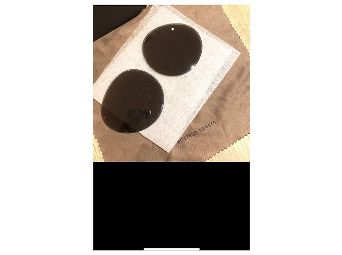 Gafas de sol Bottega Veneta sin montura marrones cristal Castaño - vista 4