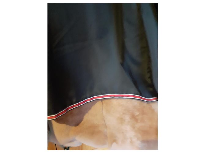 Autre Marque Parka de algodón con piel de zorro caqui - vista 9