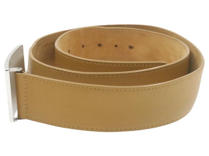 LOUIS VUITTON Ceinture Jeans Ceinture Beige M6812 LV Auth im044 - vue 2