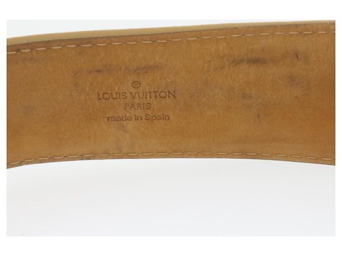 LOUIS VUITTON Ceinture Jeans Ceinture Beige M6812 LV Auth im044 - vue 9