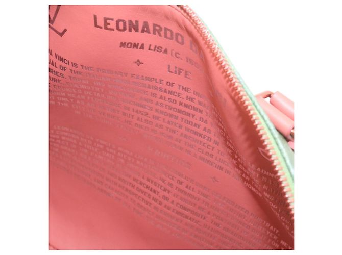 LOUIS VUITTON MASTERS Da Vinci Mona Lisa Speedy 30 Borsa a mano M43002 auth 24394 Rosa - vista 24