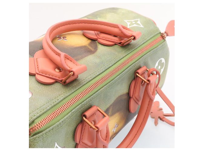 LOUIS VUITTON MASTERS Da Vinci Mona Lisa Speedy 30 Borsa a mano M43002 auth 24394 Rosa - vista 5