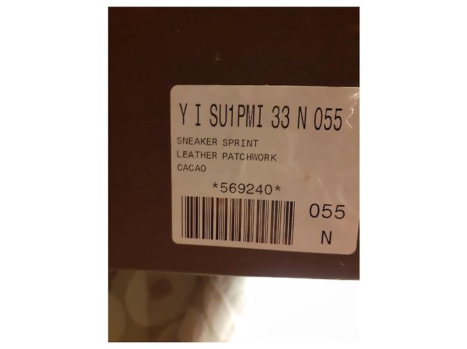 Scarpe Louis Vuitton Sprint in pelle marrone scuro - vista 7