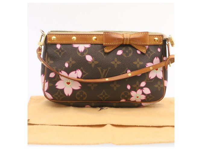 LOUIS VUITTON Pochette con monogramma Cherry Blossom Accessoires M51980 LV Auth ki1091 - vista 12