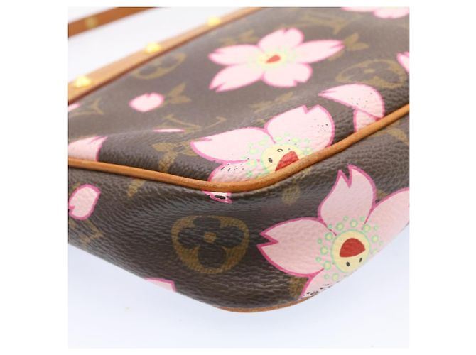LOUIS VUITTON Pochette con monogramma Cherry Blossom Accessoires M51980 LV Auth ki1091 - vista 15