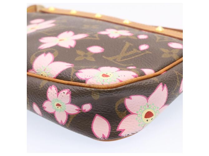 LOUIS VUITTON Pochette con monogramma Cherry Blossom Accessoires M51980 LV Auth ki1091 - vista 16