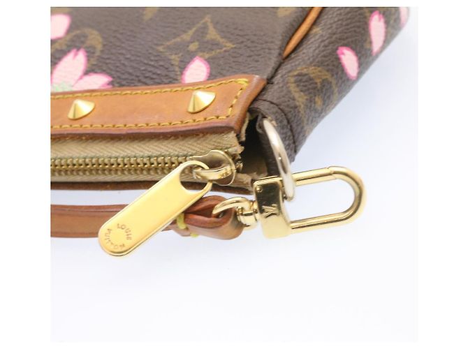 LOUIS VUITTON Pochette con monogramma Cherry Blossom Accessoires M51980 LV Auth ki1091 - vista 17