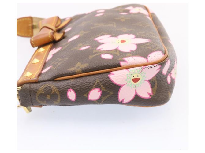 LOUIS VUITTON Pochette con monogramma Cherry Blossom Accessoires M51980 LV Auth ki1091 - vista 3
