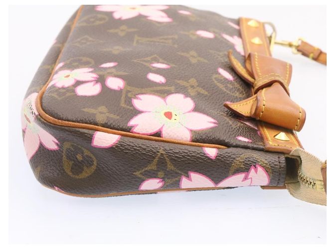 LOUIS VUITTON Pochette con monogramma Cherry Blossom Accessoires M51980 LV Auth ki1091 - vista 4