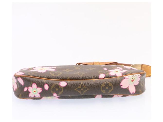 LOUIS VUITTON Pochette con monogramma Cherry Blossom Accessoires M51980 LV Auth ki1091 - vista 5