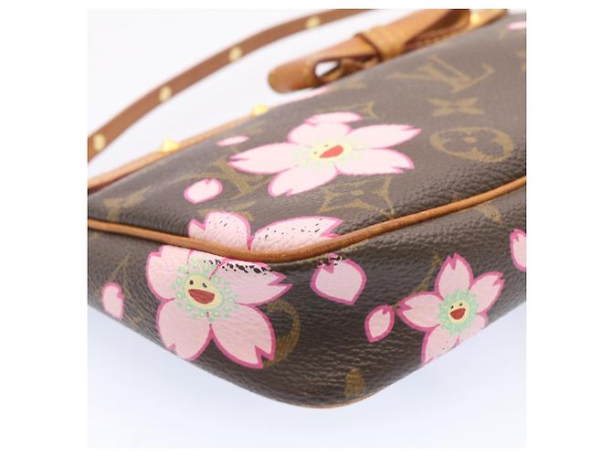 LOUIS VUITTON Pochette con monogramma Cherry Blossom Accessoires M51980 LV Auth ki1091 - vista 8
