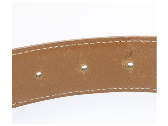 Hermès HERMES Constance H hebilla Cinturón Cuero Negro Oro Auth ki1088 Dorado - vista 8