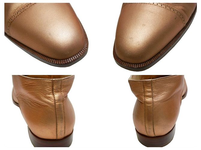 Scarpe da uomo in pelle Chanel Taglia bronzo 42 - vista 3