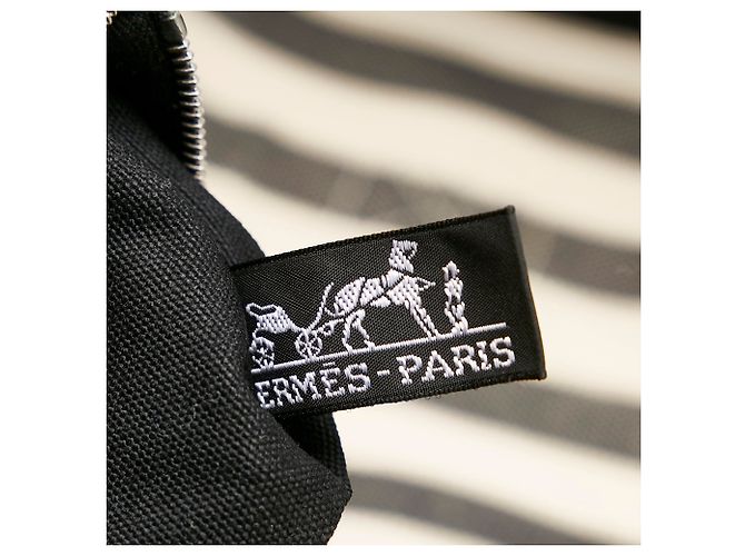 Hermès Hermes White Cannes PM Preto Branco - vista 6