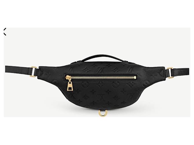 Bumbag Louis Vuitton LV Marsupio in pelle stampata Nero - vista 2