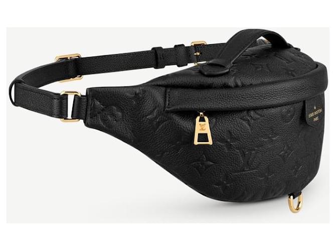 Bumbag Louis Vuitton LV Marsupio in pelle stampata Nero - vista 5