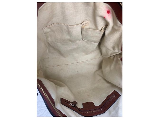 Gucci Ledertasche Hellbraun - Ansicht 2