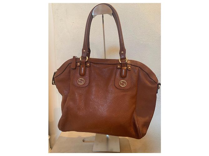 Gucci Ledertasche Hellbraun - Ansicht 6
