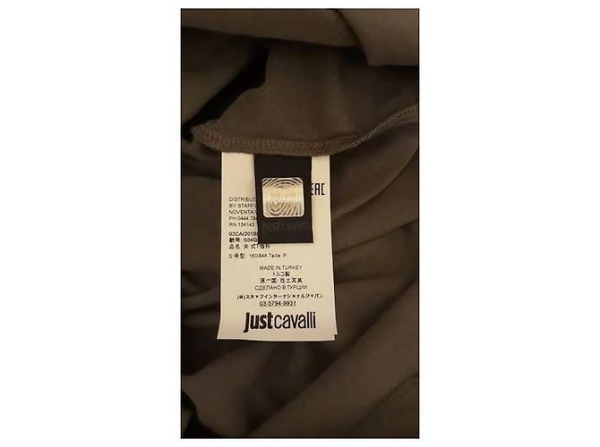 Just Cavalli Baumwoll-Top Khaki Größe S - Ansicht 4