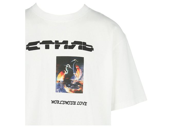 Heron Preston T-Shirt mit grafischem Print - Ansicht 3