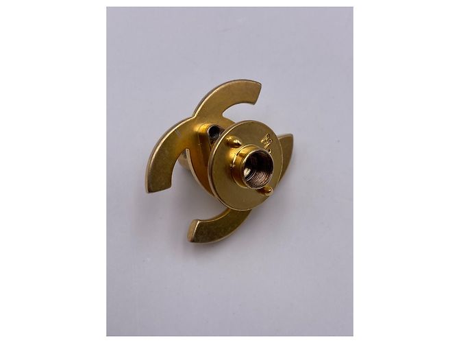 CHANEL chiusura originale CC turnlock Oro D'oro - vista 4