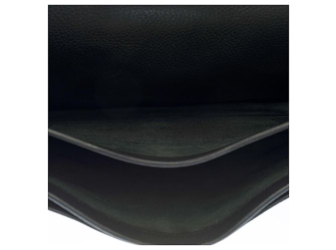 Sac à dépêches Borsa molto chic Porte-Documents Hermès Dispatch in mucca delle Ardenne Nero - vista 6