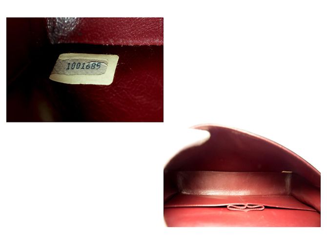 Chanel 2.55 Borsa a tracolla a catena media con patta foderata Pelle di agnello nera Nero - vista 9