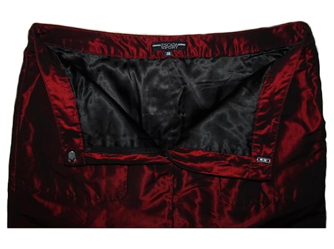 FALDA DE SEDA ESCADA SPORT E-LINE Burdeos - vista 2