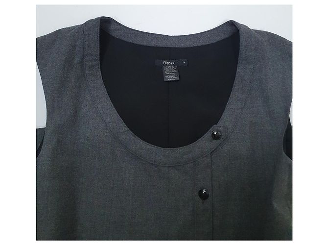 Filippa K Kleid aus Wolle Grau M - Ansicht 7