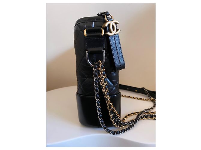 Borsa Chanel Gabrielle grande Nero - vista 4