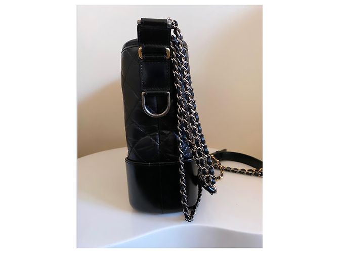 Borsa Chanel Gabrielle grande Nero - vista 5