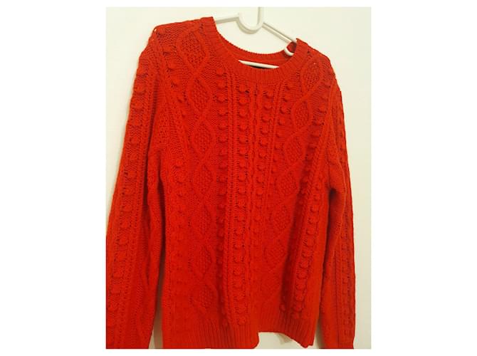 Cynthia Rowley Wollpullover in Rot - Ansicht 2